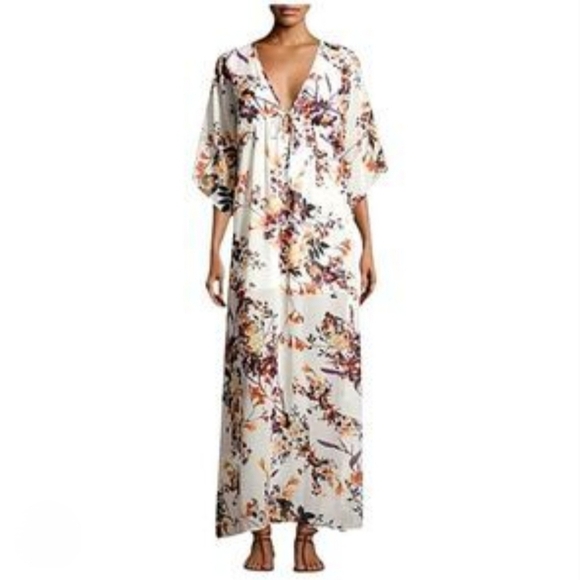 Romeo & Juliet Couture Dresses & Skirts - Romeo + Juliet, women's Couture Floral Maxi Dress with V-Neck, Medium NWT